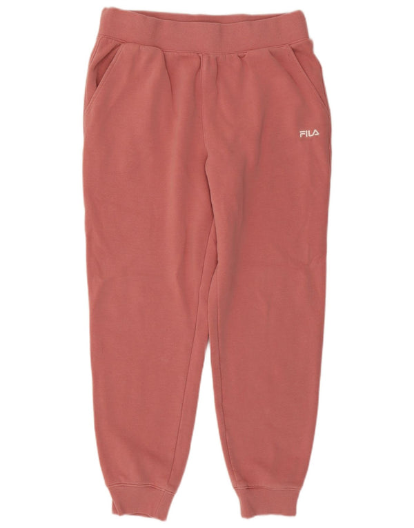 Fila Pantalones de chándal para mujer Joggers UK 44 Large Pink Cotton