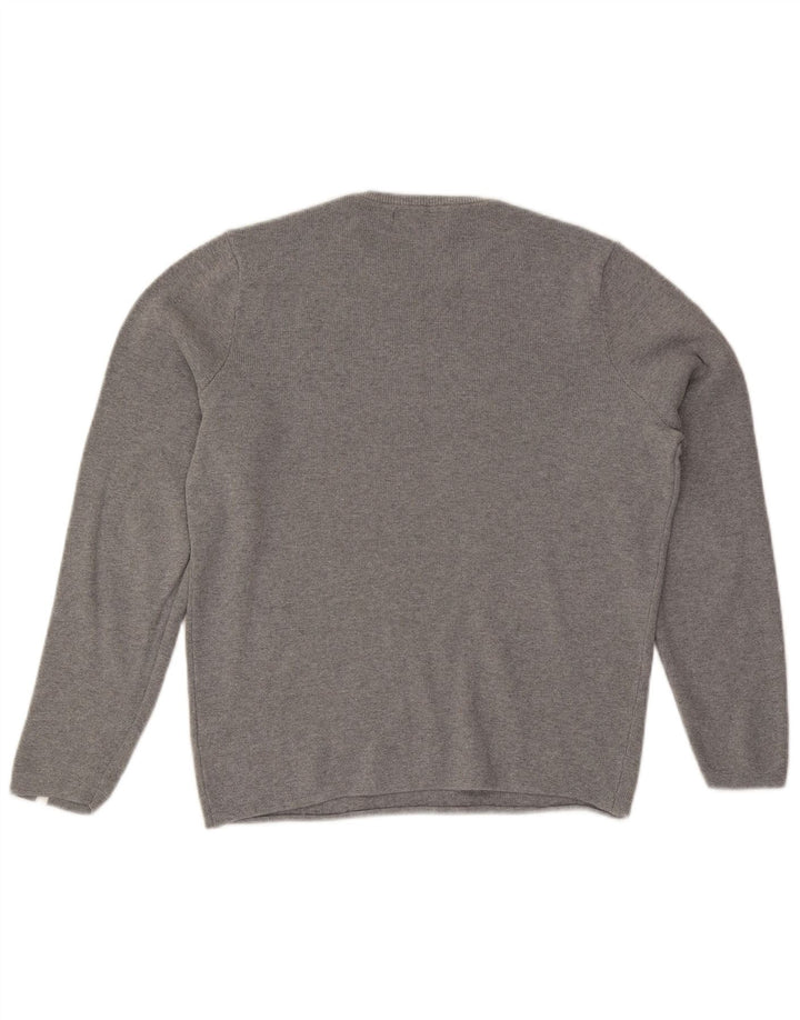 Marks & Spencer Suéter de cuello redondo para mujer UK 44 Gris medio