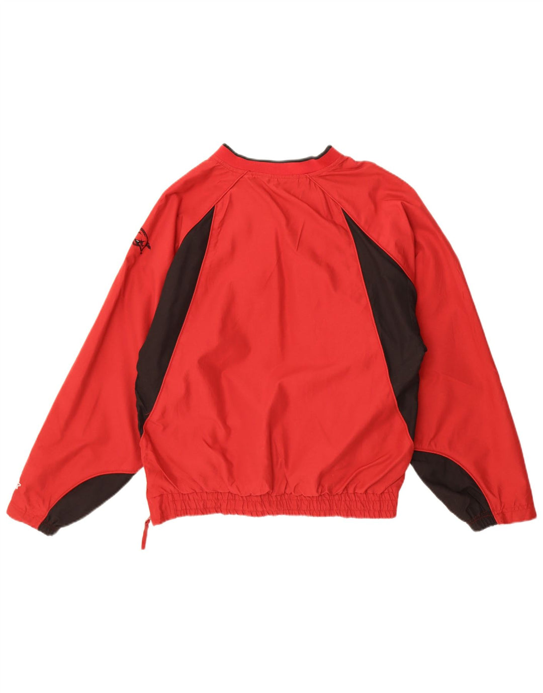 Starter Sudadera con gráfico gráfico para hombre, chaqueta superior de chándal con bloques de color rojo medio