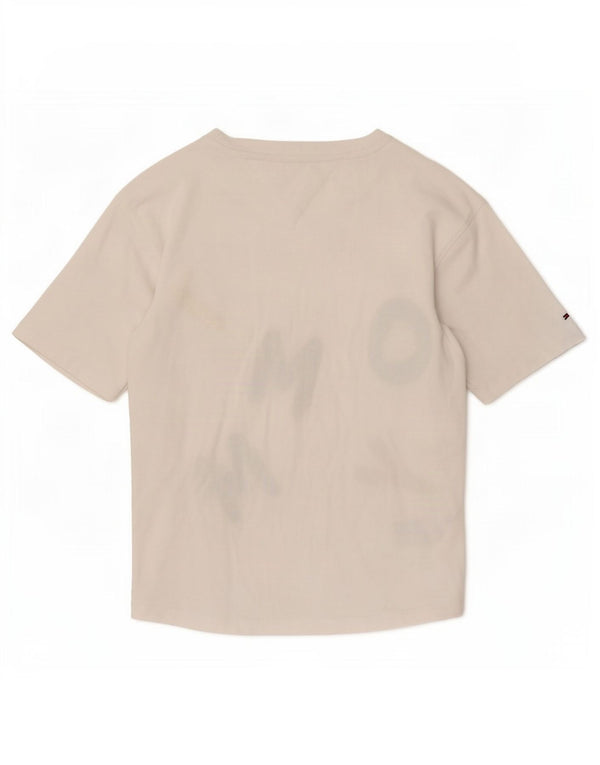 Tommy Hilfiger Camiseta gráfica para niños 9-10 años Algodón Blanco