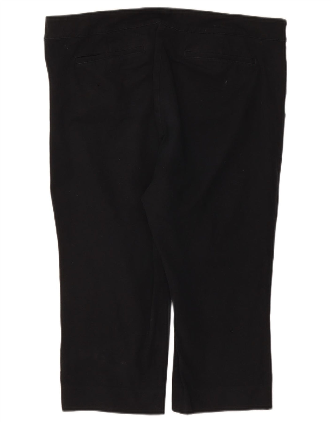 CHAPS Pantalones capri rectos para mujer US 16 2XL W38 L19 Azul marino Algodón