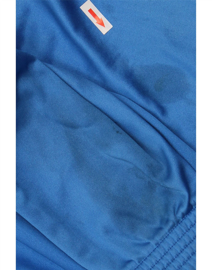 ASICS Mens Italia Graphic Chándal Top Chaqueta IT 54 XL Azul Colorblock