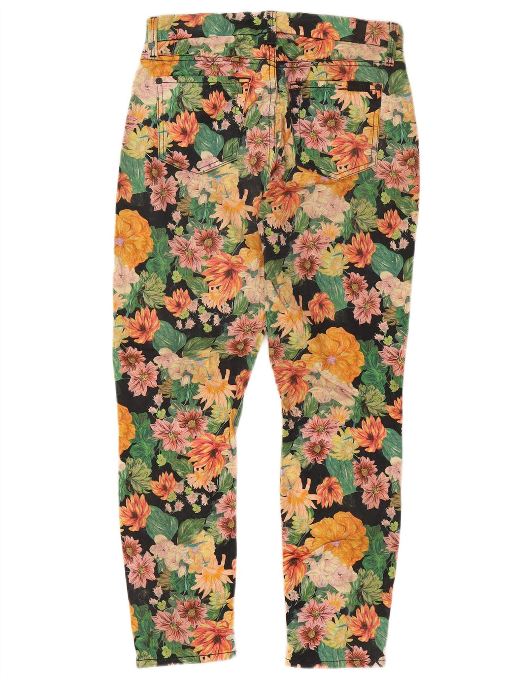 7 FOR ALL MANKIND Vaqueros capri para mujer W26 L24 Multicolor Floral