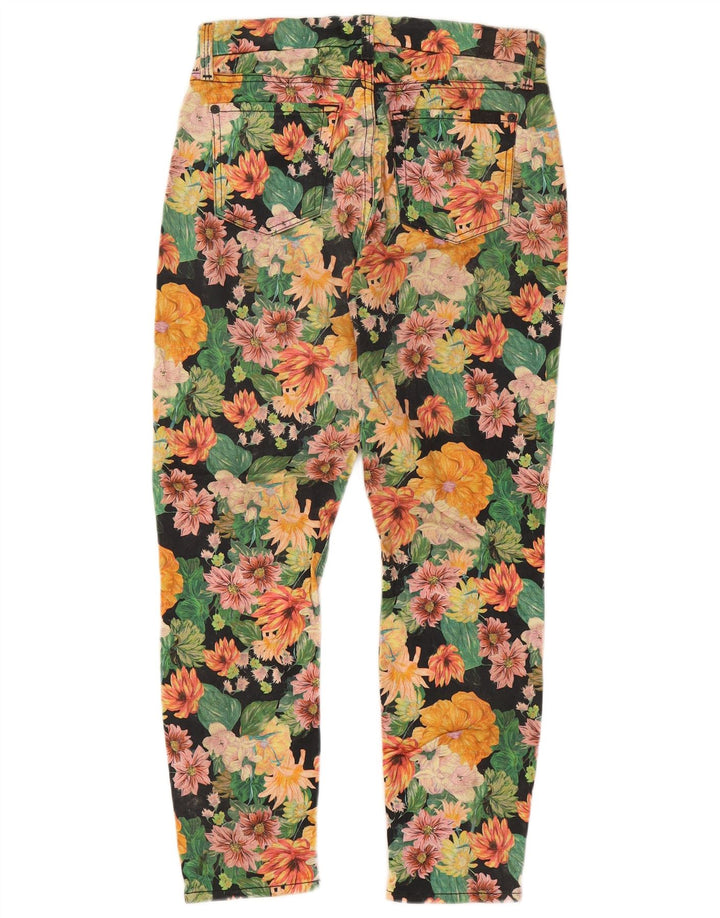 7 FOR ALL MANKIND Vaqueros capri para mujer W26 L24 Multicolor Floral