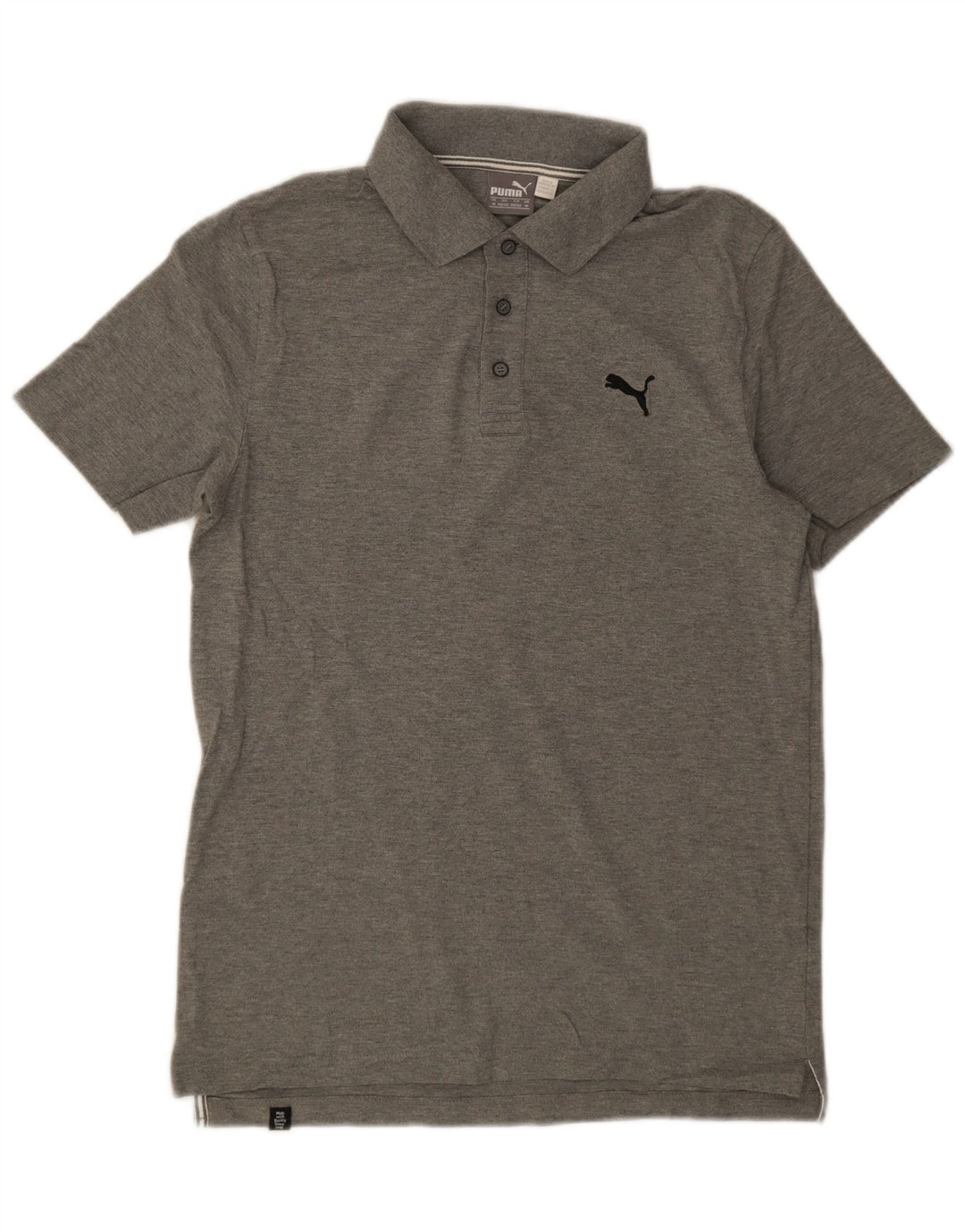 Polo Puma Hombre Algodón Gris Medio