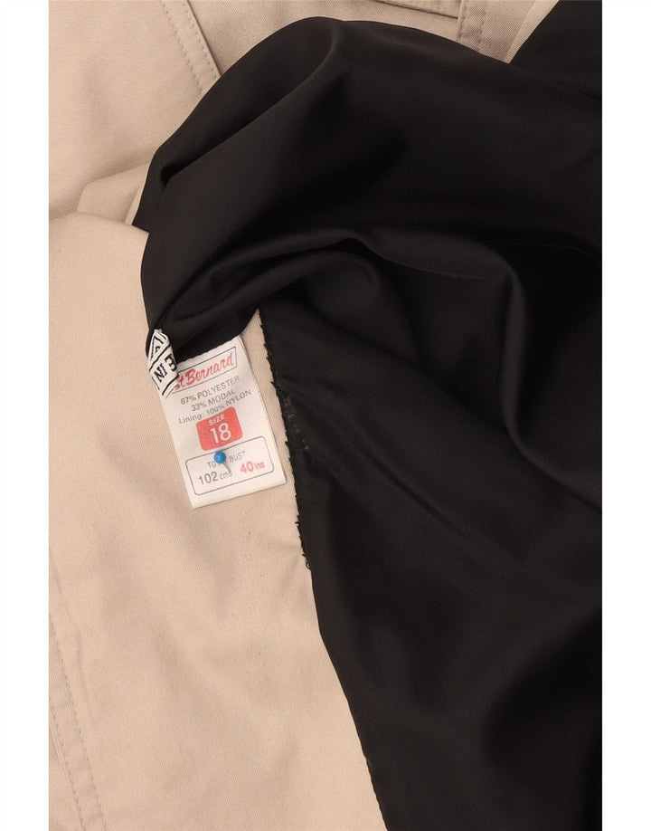 St. Bernard Gabardina para mujer ES 40 XL Poliéster beige