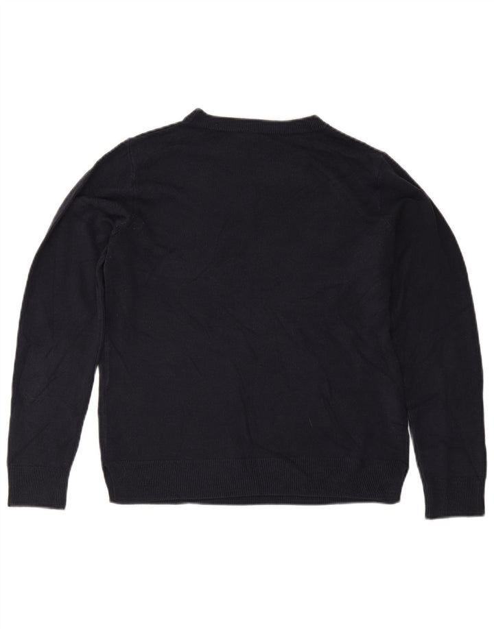 Marks & Spencer - Jersey de cuello redondo para mujer, talla 40, talla M, color azul marino