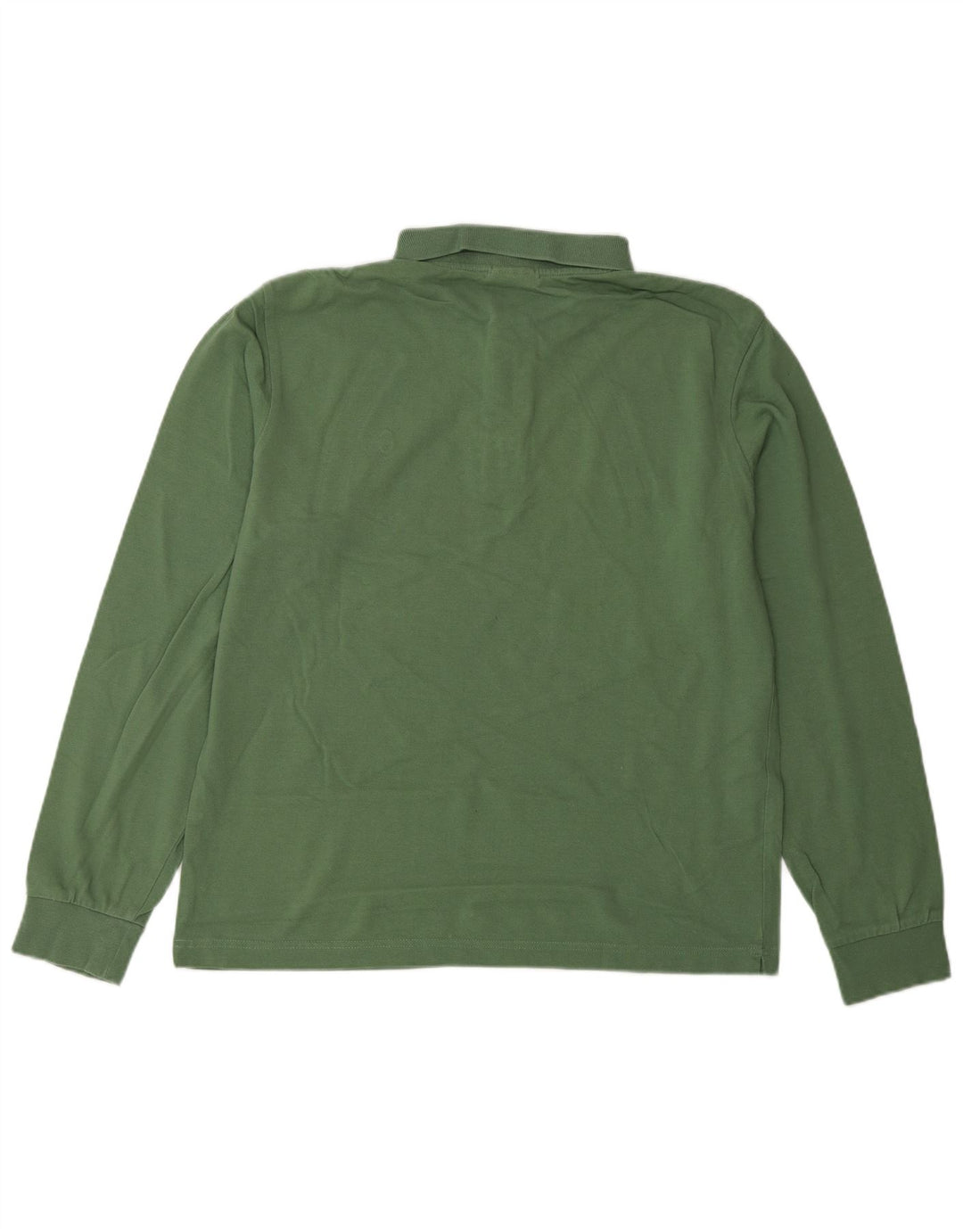 CONTE OF FLORENCE Polo de manga larga para hombre de ajuste regular verde medio