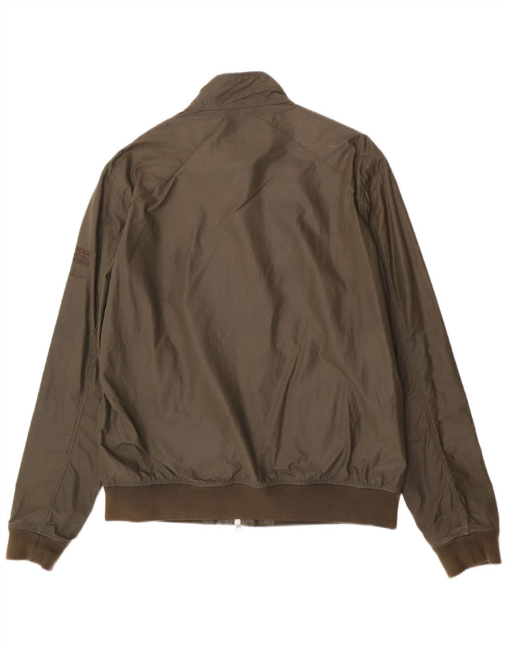 Barbour Chaqueta Bomber De Moto Para Hombre UK 42 XL Poliamida Caqui