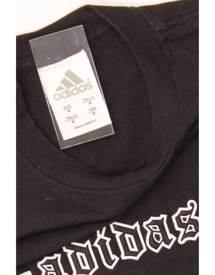 Adidas - Camiseta gráfica para hombre, talla mediana, color negro