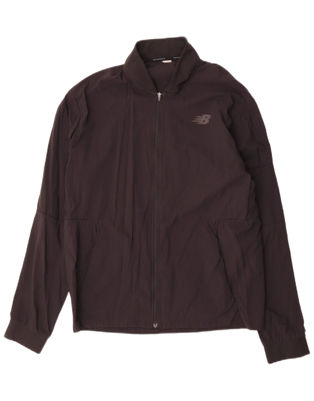 NEW BALANCE Chaqueta de chándal para hombre, talla mediana, negra