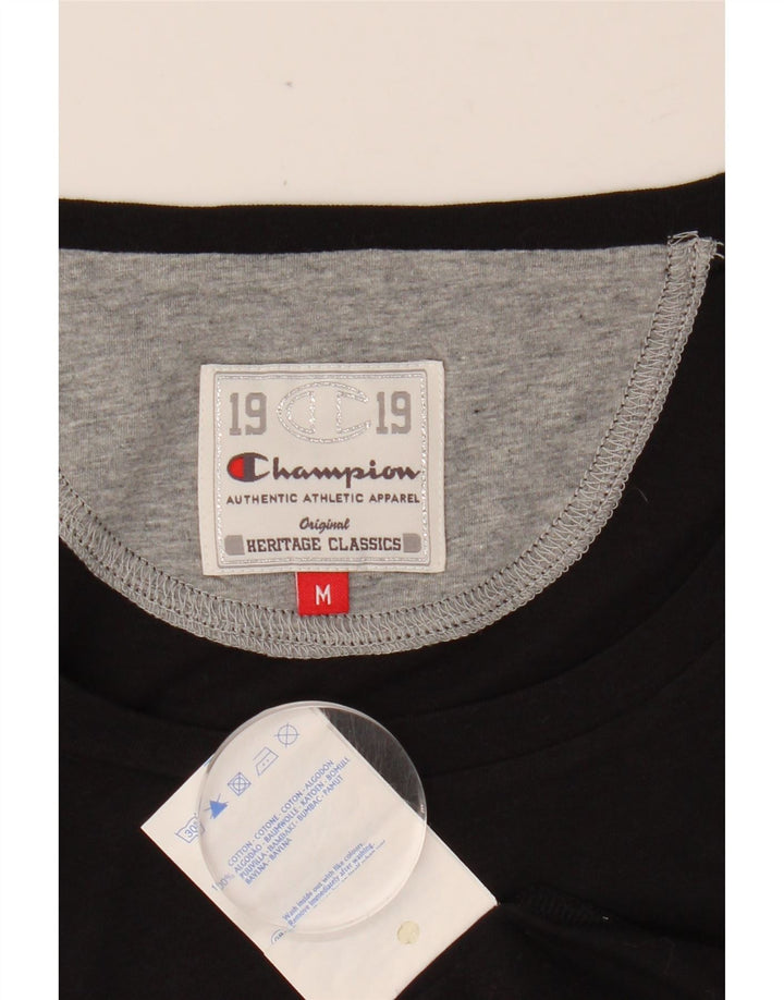 CHAMPION Camiseta con gráfico Heritage Classics para mujer UK 40 M Negro
