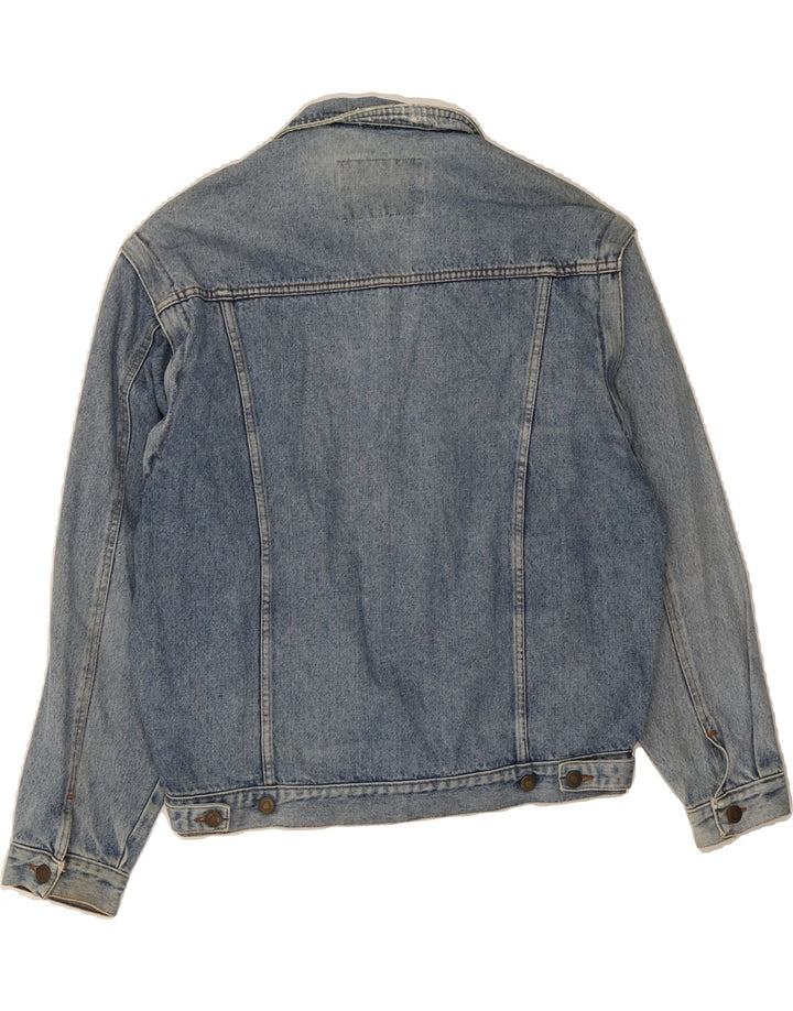 CASUCCI Mens Denim Jacket UK 40 Large Blue Cotton Vintage Casucci and Second-Hand Casucci from Messina Hembry 