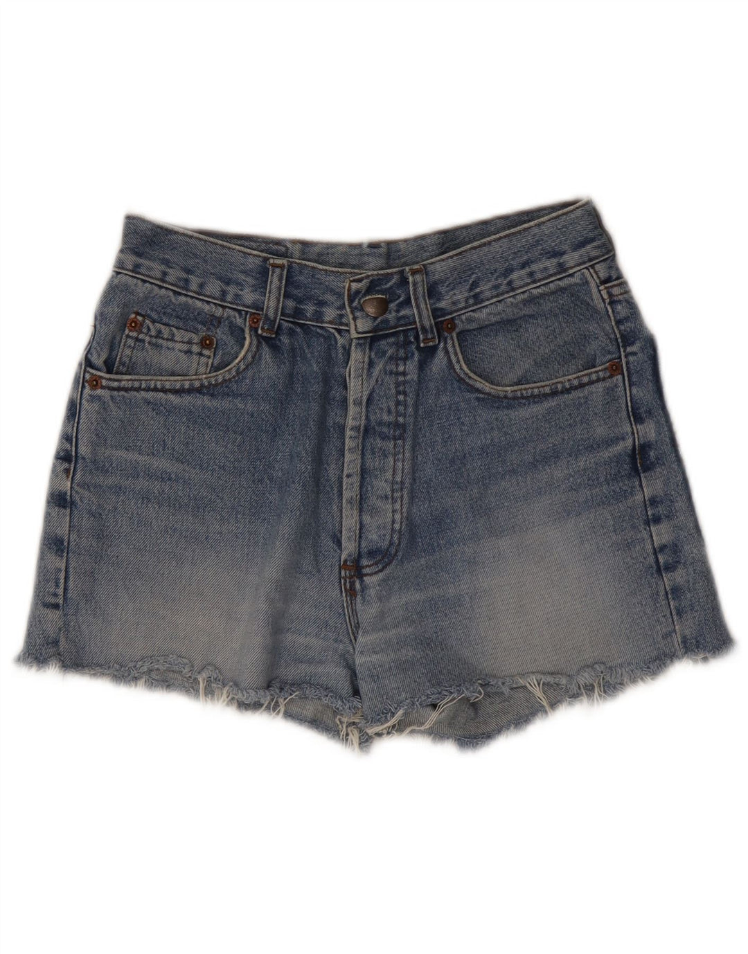Levi's Mujer 501 Shorts Vaqueros W28 Azul Medio