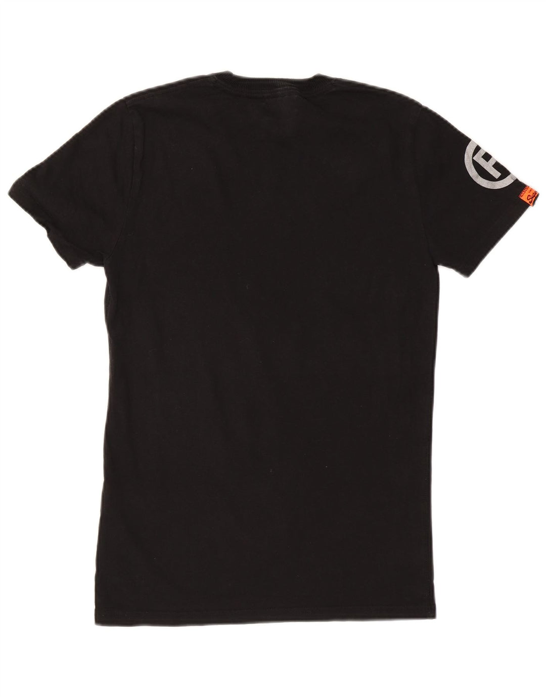 SUPERDRY Camiseta gráfica para hombre Top XS Algodón negro