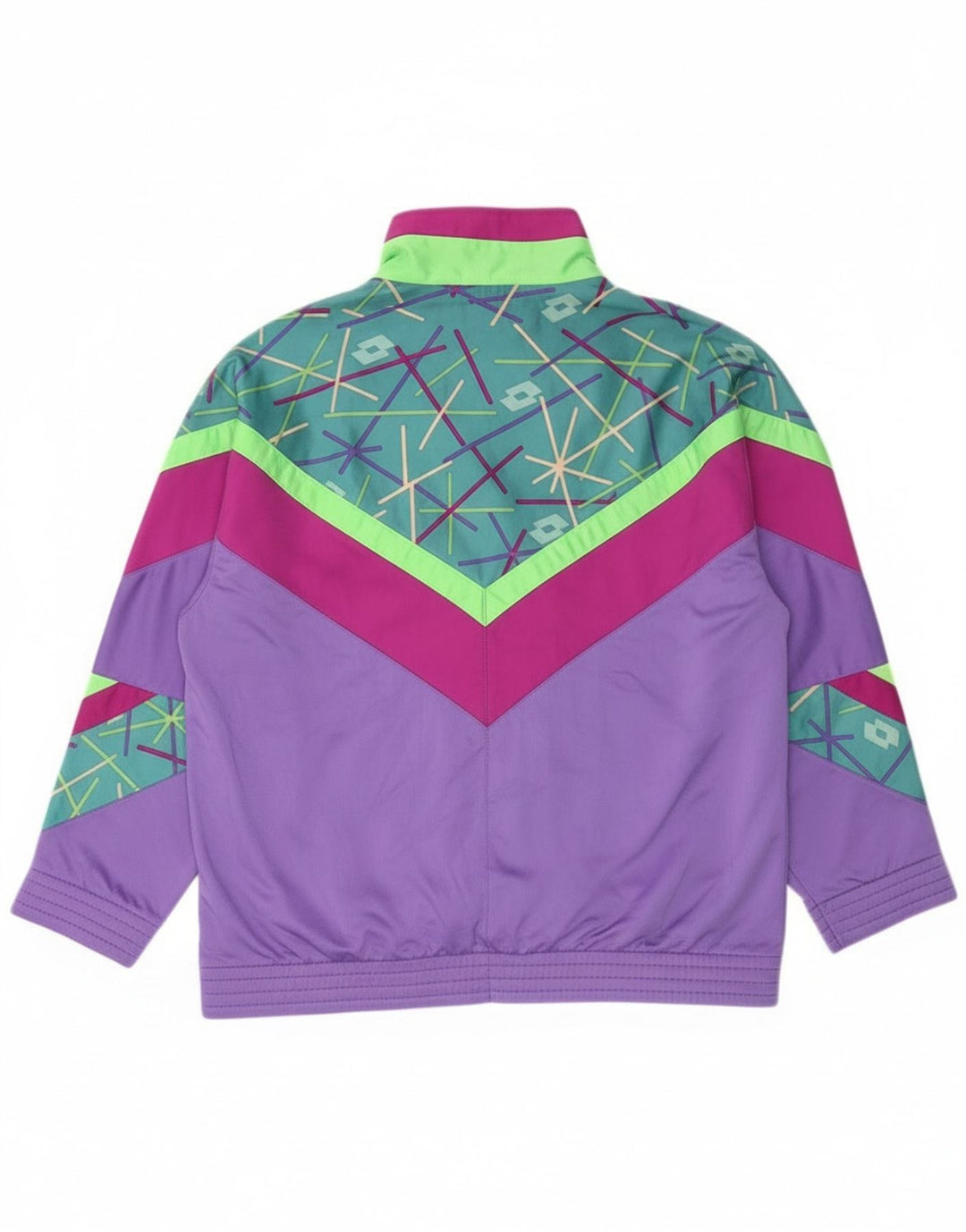 Lotto Chaqueta de chándal extragrande para mujer, talla 44, color morado mediano