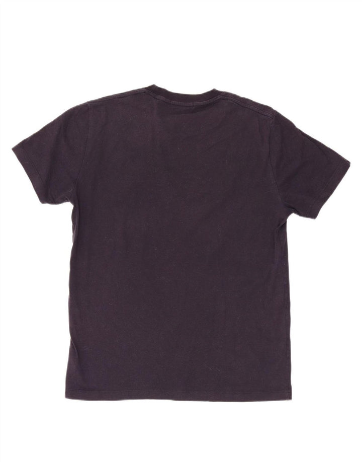 FRENCH CONNECTION Mens Graphic T-Shirt Top Small Navy Blue Cotton