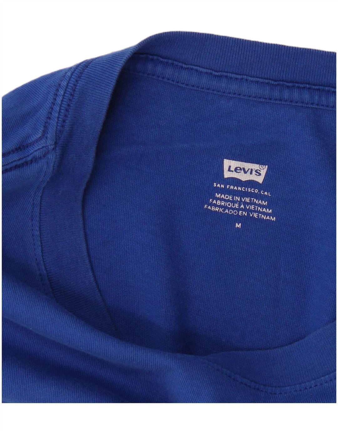 Levi's Camiseta gráfica para mujer UK 44 Azul medio Colorblock