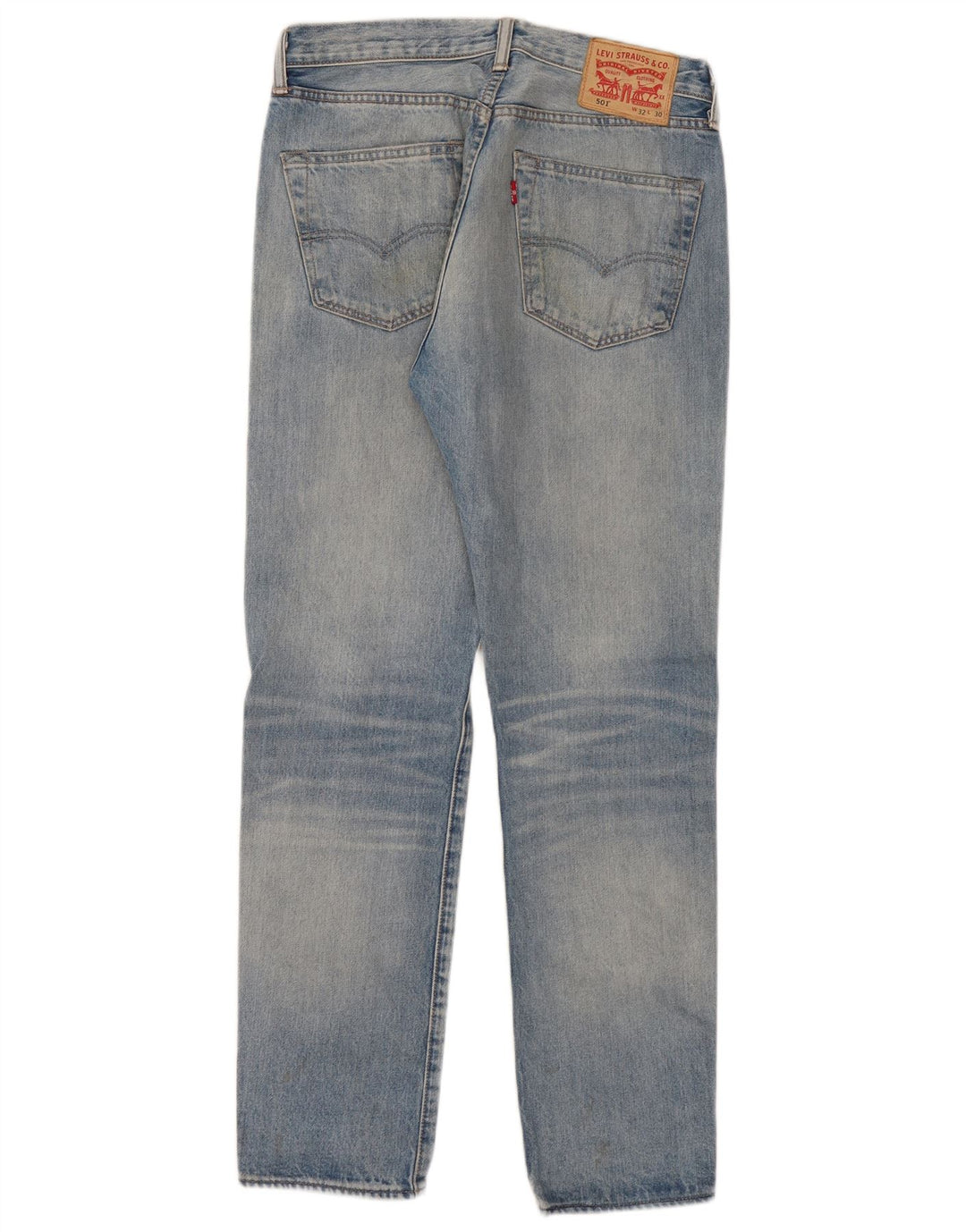 Levi's Hombre 501 Vaqueros Rectos W32 L30 Algodón Azul