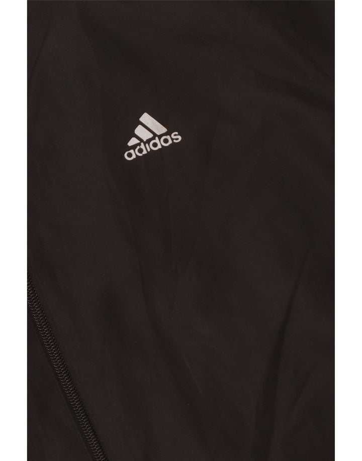 Adidas Mens Clima 365 Chándal Top Chaqueta Mediano Negro Colorblock
