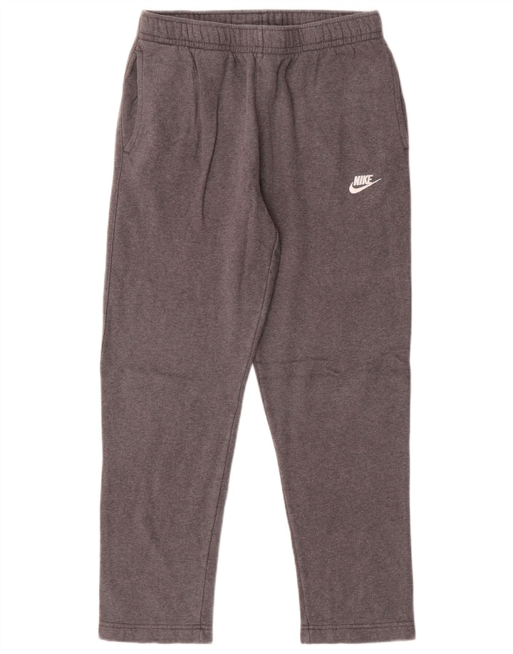 NIKE Mens Tracksuit Trousers Medium  Grey Cotton