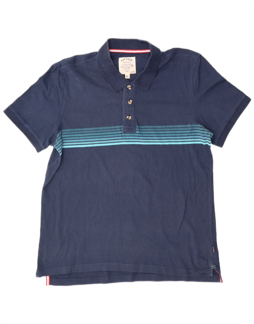 Polo Hombre Fat Face XL Azul Marino Rayas