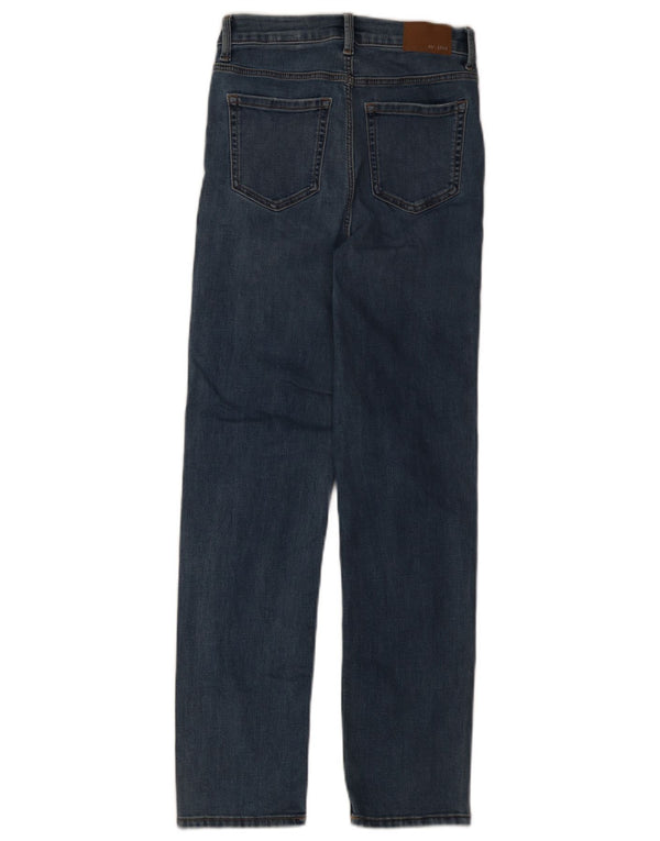 Marks & Spencer Jeans rectos Sienna para mujer UK 8 Small W26 L28 Algodón azul