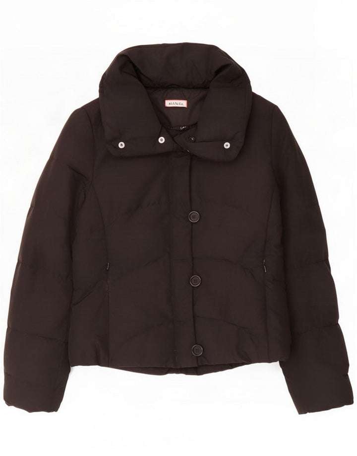 Max & Co. Chaqueta acolchada para mujer UK 8 Small Poliamida negra