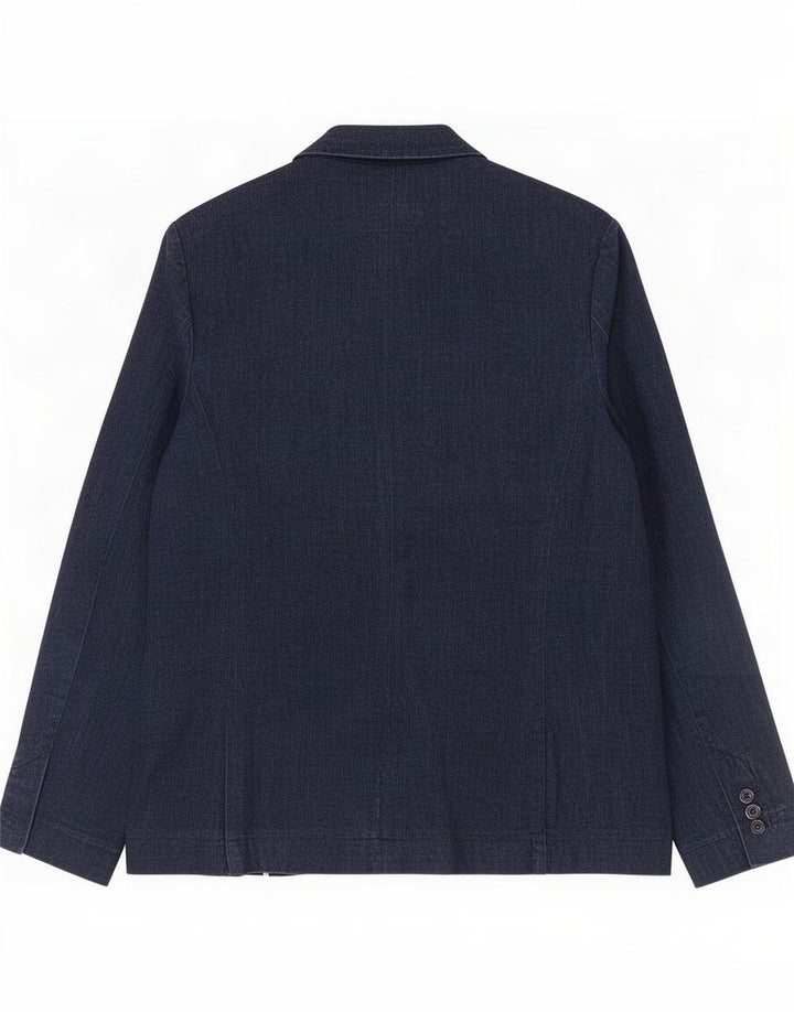 Marks & Spencer Chaqueta tipo blazer con 1 botón para mujer, talla 44, talla mediana, azul marino