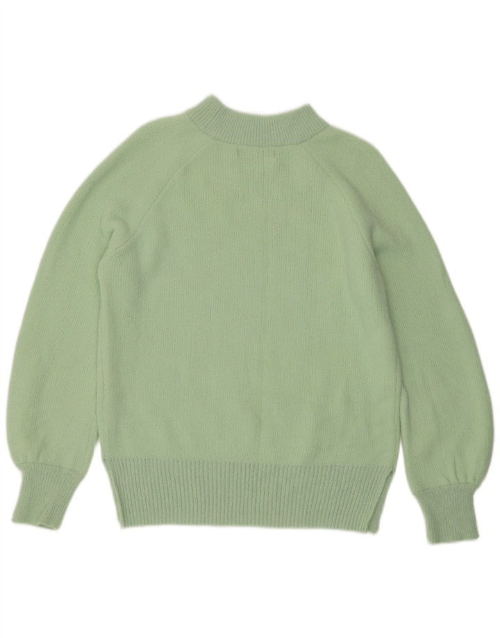 Marks & Spencer Suéter con Cuello Alto para Mujer UK 10 Small Green