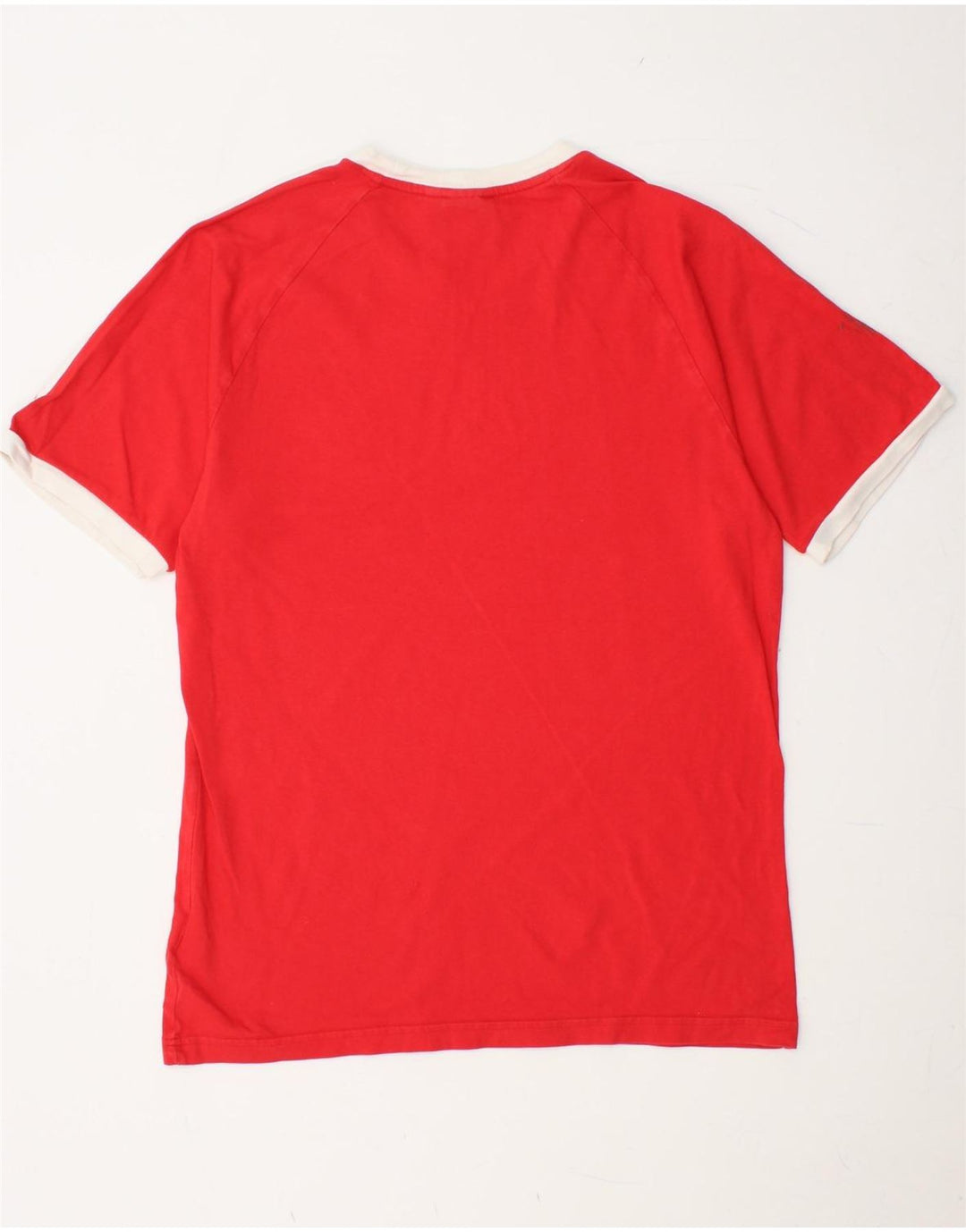 ADIDAS Camiseta Hombre Top Grande Algodón Rojo