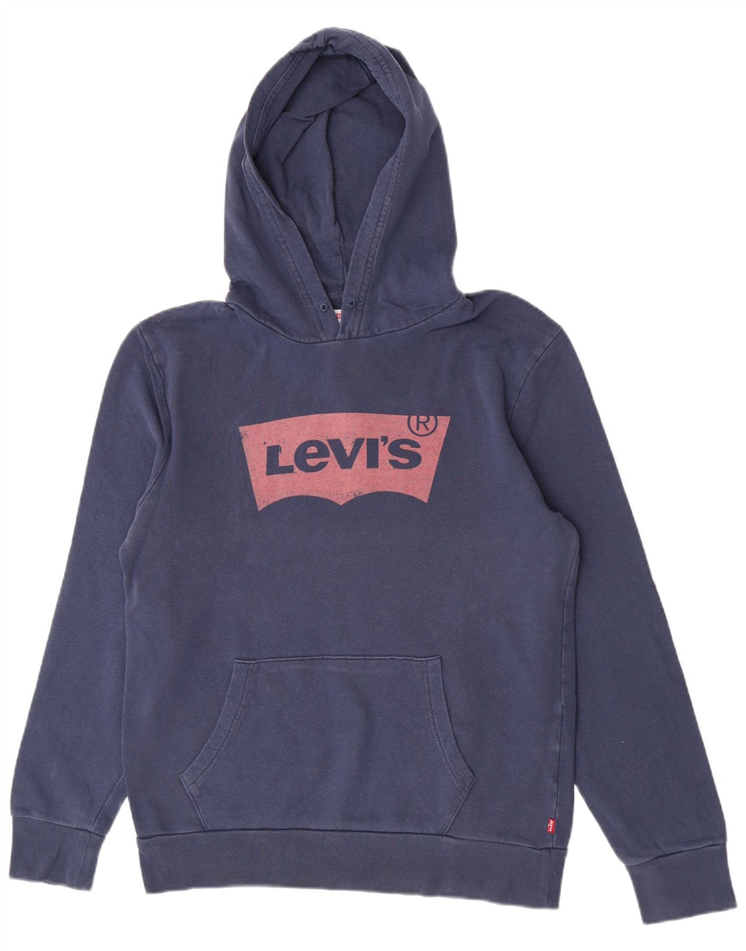 Levi's Hombre Sudadera Con Capucha Gráfica Jersey De Algodón Azul Marino Mediano