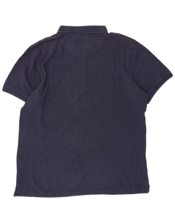 Polo Lyle & Scott para hombre XL Algodón azul marino