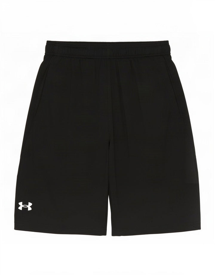 Under Armour Pantalones cortos deportivos para hombre Poliéster negro mediano