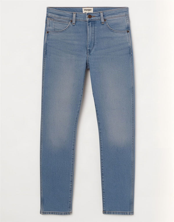 Vaqueros Wrangler Hombre Larston Slim W28 L32 Algodón Azul