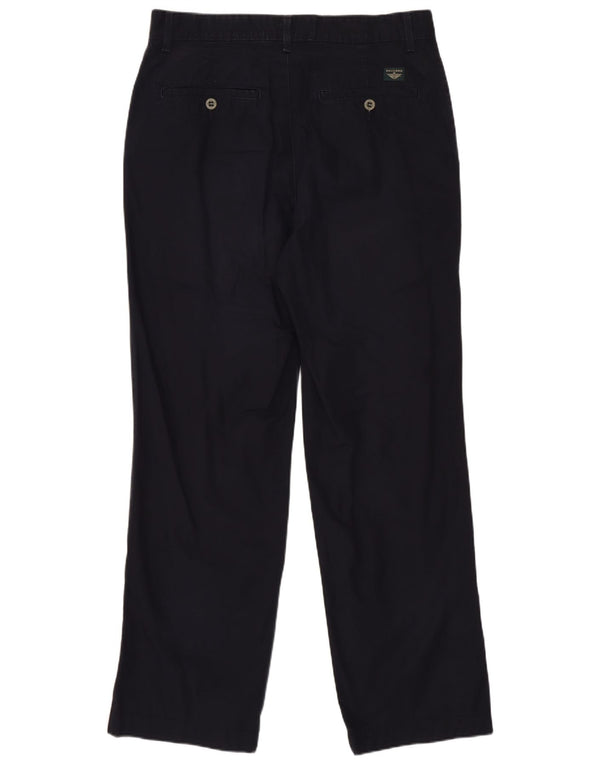 Pantalones chinos rectos Dockers para hombre W32 L29 Azul marino Algodón