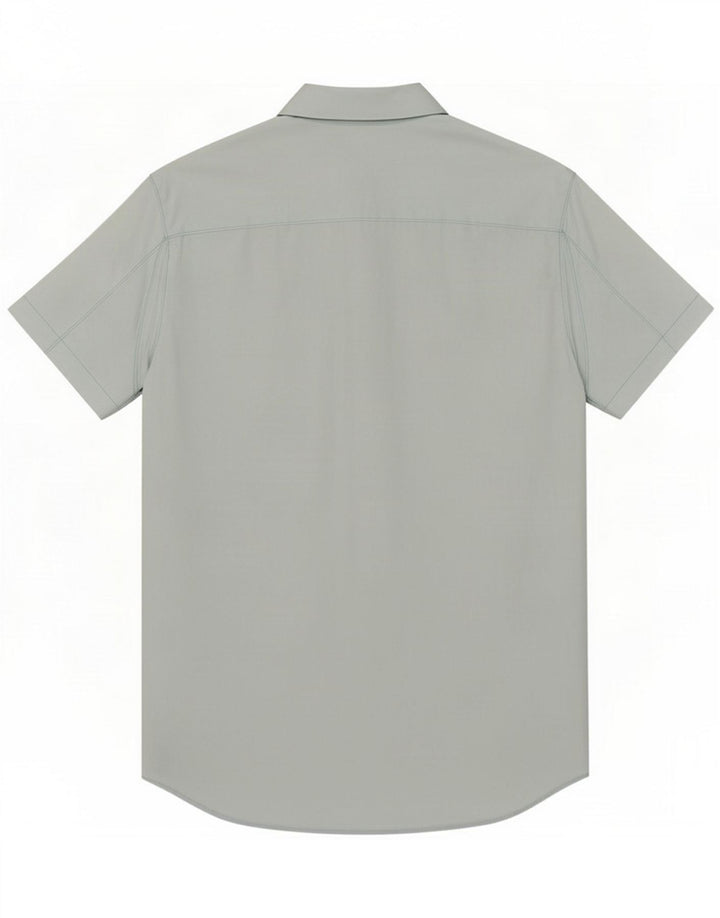 Diesel Camisa de manga corta para hombre de algodón azul grande