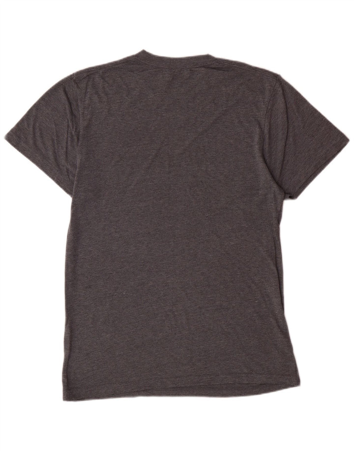 VANS Hombre Off The Wall Graphic Camiseta Top Small Grey Cotton
