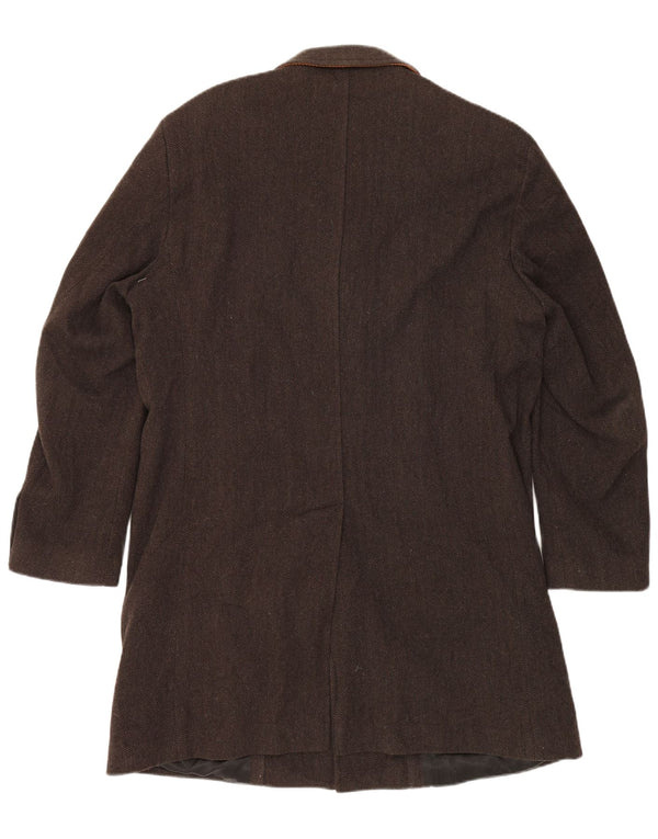 Abrigo GANT para hombre UK 42 XL Lana en espiga marrón