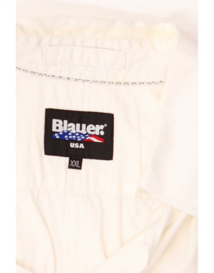 Blauer Camisa para hombre 2XL Blanco