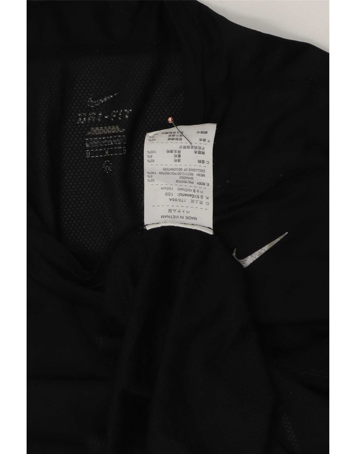 Camiseta Nike Dri Fit para hombre Top Medium Black Poliéster