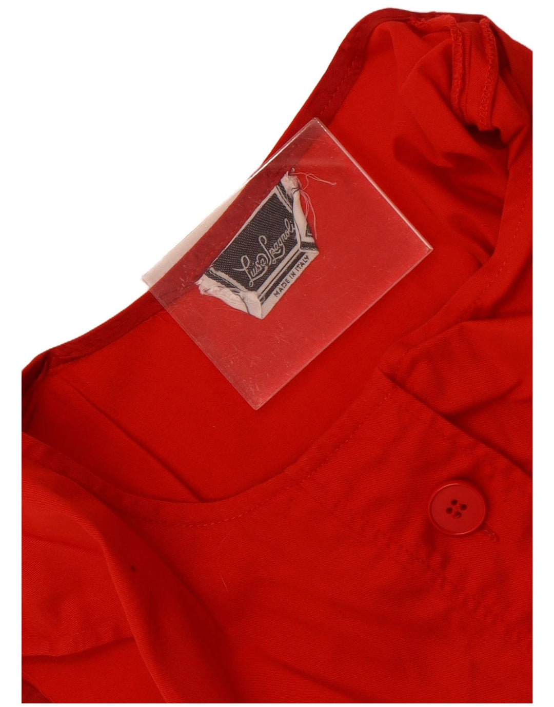 Luisa Spagnoli Vestido recto sin mangas para mujer UK 12 Medium Red