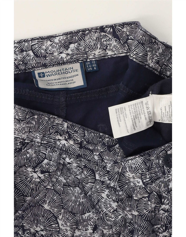 Pantalones cortos chinos para mujer Mountain Warehouse UK 12 Medium W34 Azul marino