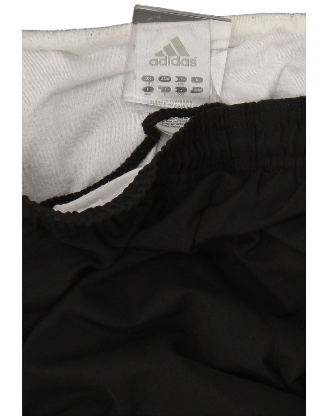 Adidas Hombre Pantalones De Chándal Joggers Grande Negro Poliéster