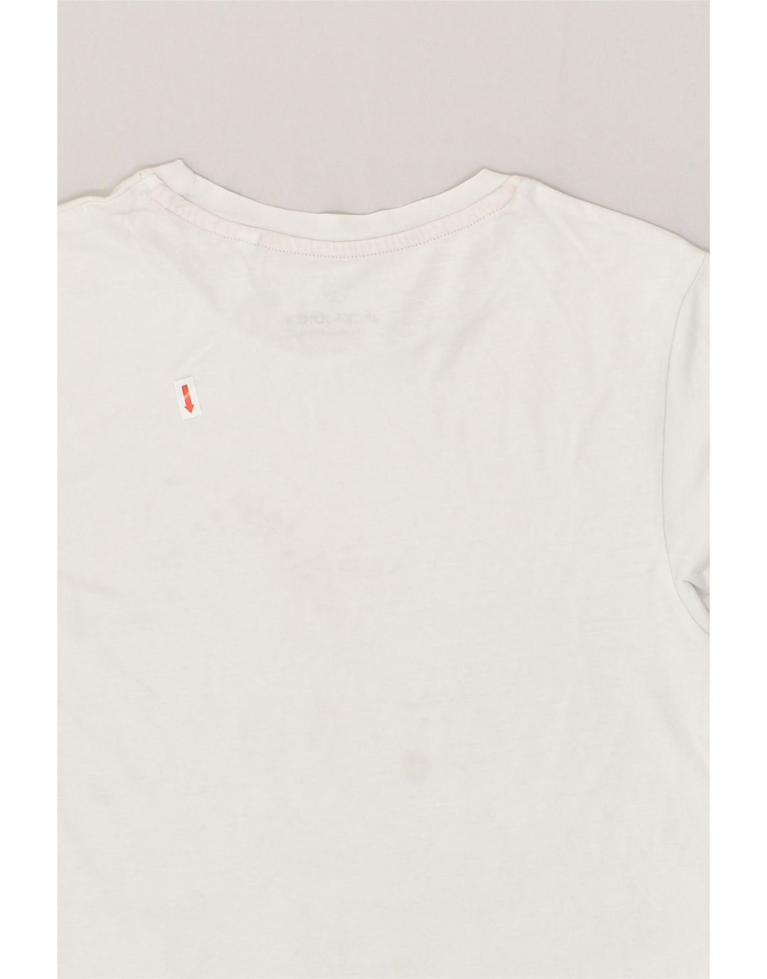 JACK & JONES Boys Graphic T-Shirt Top 15-16 Years White Cotton | Vintage Jack & Jones | Thrift | Second-Hand Jack & Jones | Used Clothing | Messina Hembry 