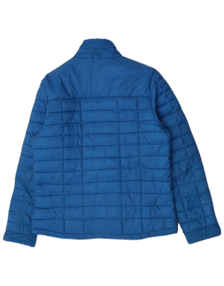 Jack Wolfskin Chaqueta acolchada para hombre UK 36/38 Small Azul Poliéster