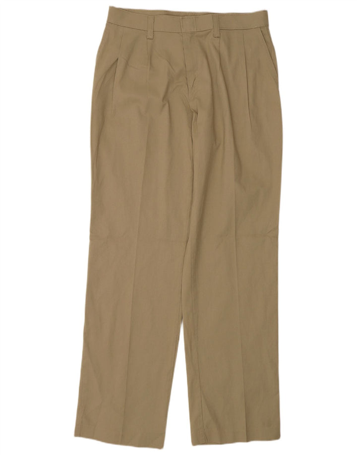 DICKIES Pantalones chinos con pinzas para mujer US 8 Medium W30 L31 Beige Poliéster