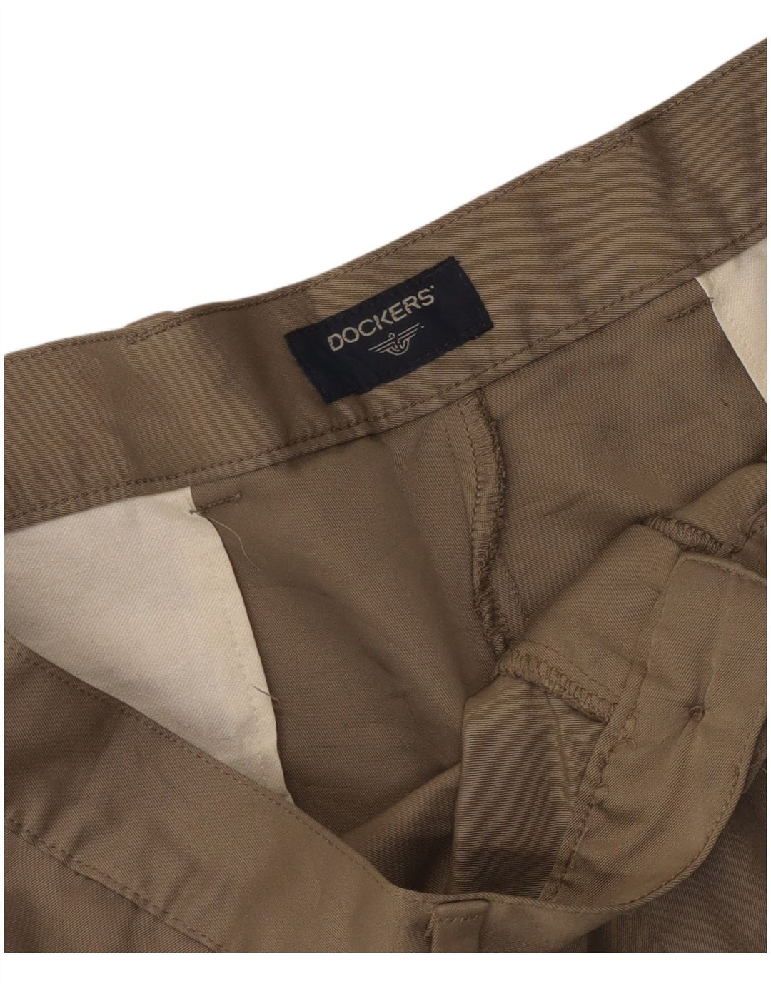 Dockers Mens Pegged Chino Shorts W34 Grande Beige