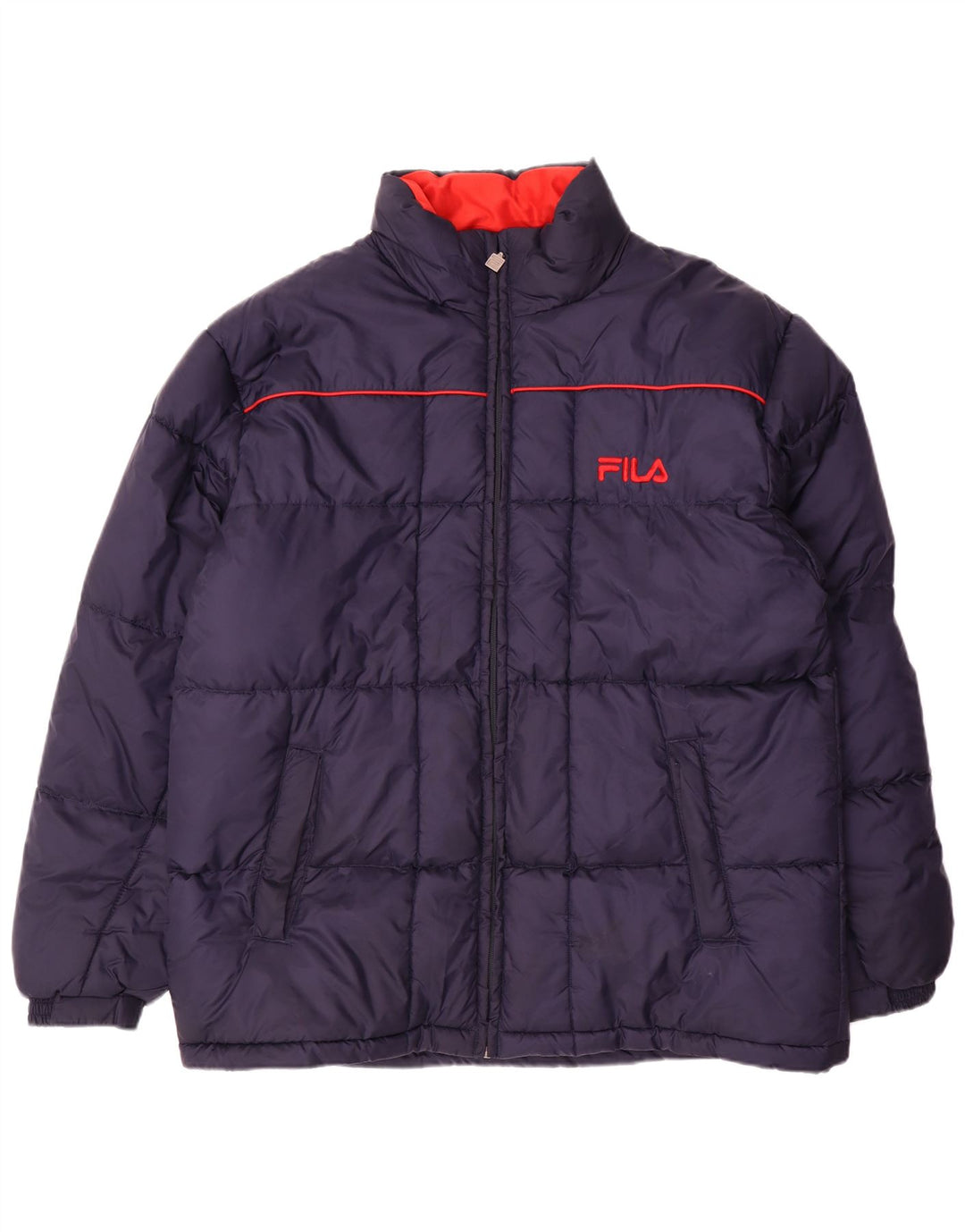 Fila Chaqueta acolchada para hombre UK 42 XL Poliamida azul marino