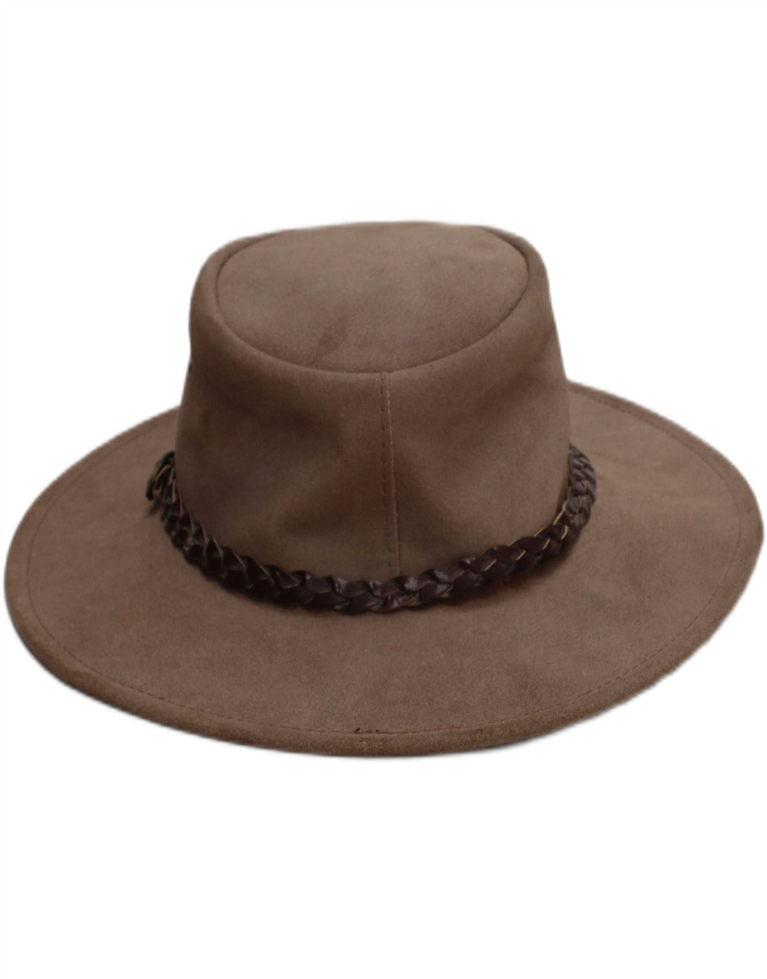Jacaru Australia Sombrero de vaquero de ante para hombre mediano/grande marrón occidental